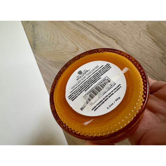 Voluspa Baltic Amber Jar Candle 1-Tealight Natural Coconut Wax 3.2 oz - Picture 4 of 4